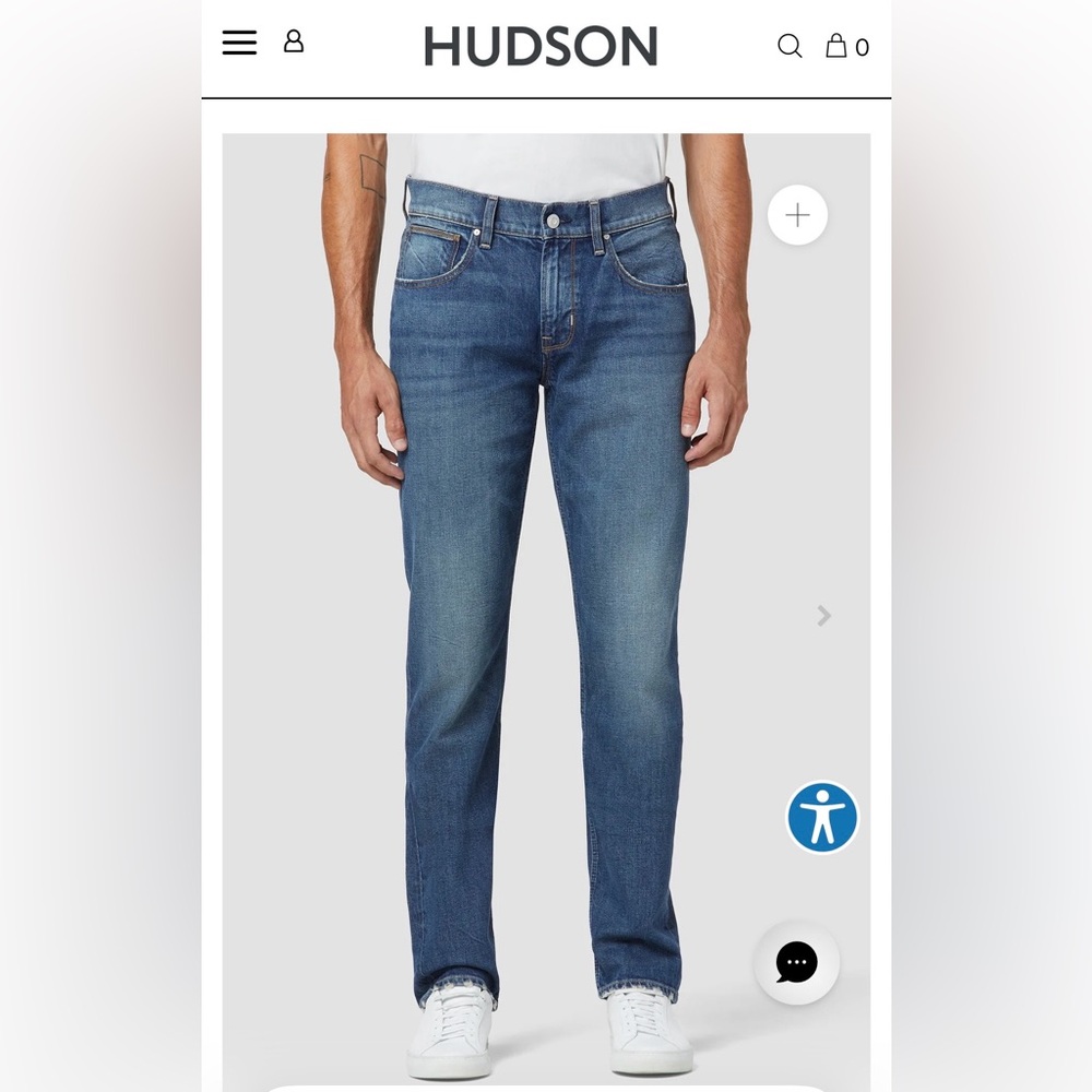 HUDSON Men’s Byron Straight Leg Jeans